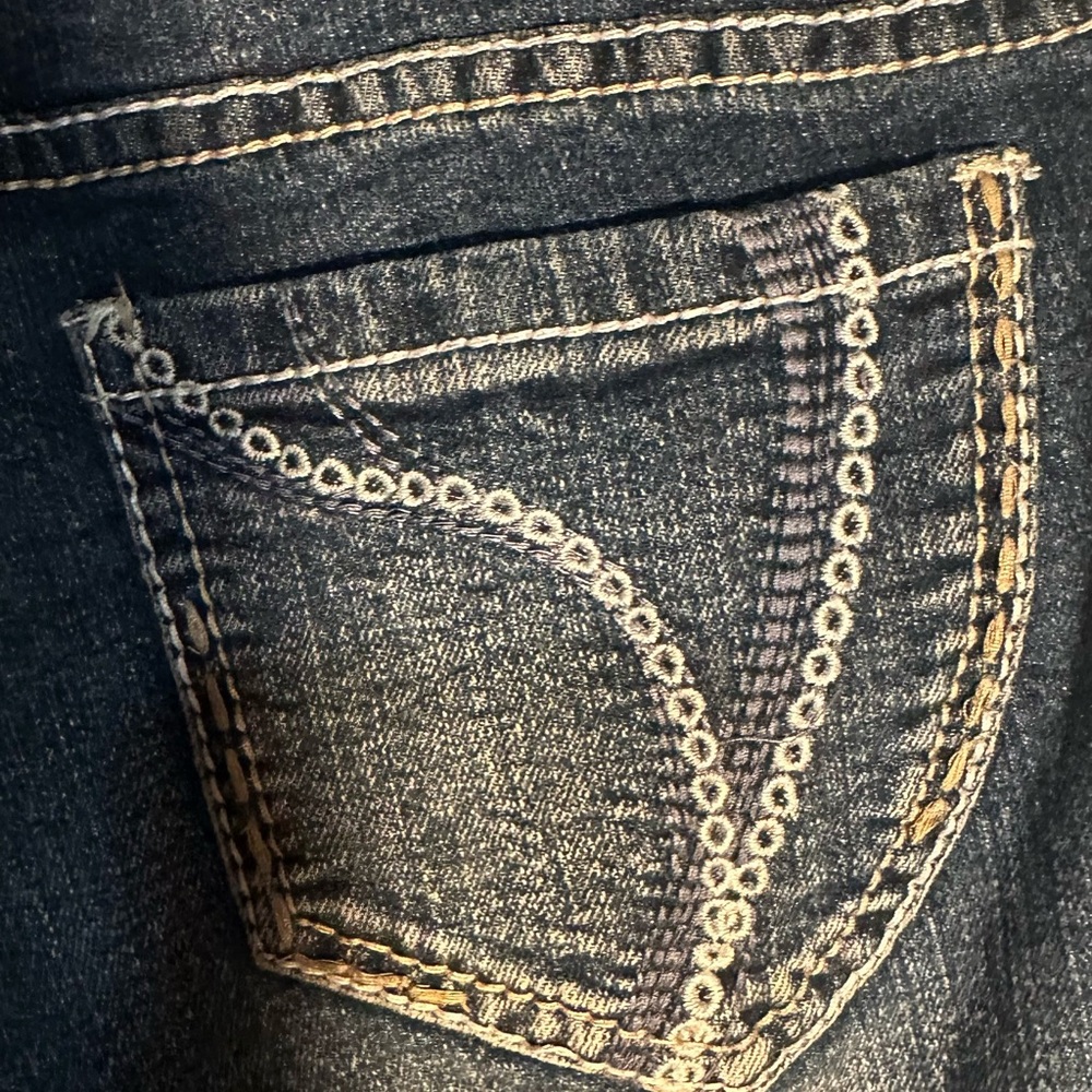 Ariya Straight Leg Blue Denim Jeans - Picture 4 of 6